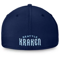 Men's Fanatics Deep Sea Blue Seattle Kraken Core Primary Logo Flex - Hat