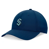 Men's Fanatics Deep Sea Blue Seattle Kraken Front Office Ripstop Adjustable Hat