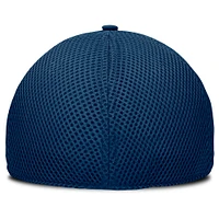 Casquette Fanatics Deep Sea Blue Seattle Kraken Fundamental Flex pour homme