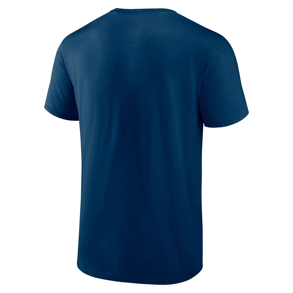 T-shirt local Fanatics Deep Sea bleu Seattle Kraken pour hommes