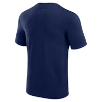 T-shirt en modal pour homme Fanatics Deep Sea Blue Seattle Kraken Signature Front Office