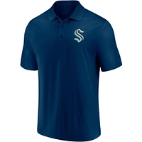 Polo Seattle Kraken Winning Streak Fanatics Deep Sea bleu pour hommes