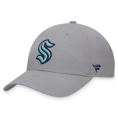 Casquette réglable Seattle Kraken Extra Time Fanatics pour hommes