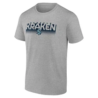 T-shirt emblématique gris Seattle Kraken pour hommes Fanatics