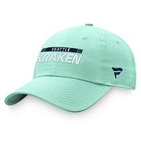 Men's Fanatics Light Blue Seattle Kraken 2022 NHL Draft - Authentic Pro Rink Adjustable Hat