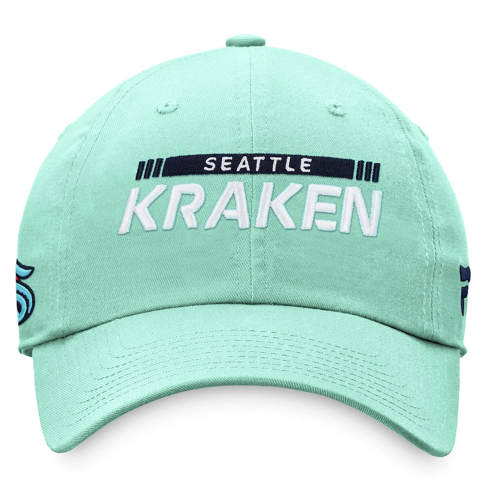 Men's Fanatics Light Blue Seattle Kraken Authentic Pro Rink Adjustable Hat