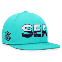 Men's Fanatics Light Blue Seattle Kraken Rink 7 Snapback Hat