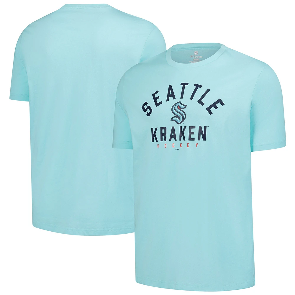 T-shirt bleu clair Seattle Kraken Fanatics pour homme