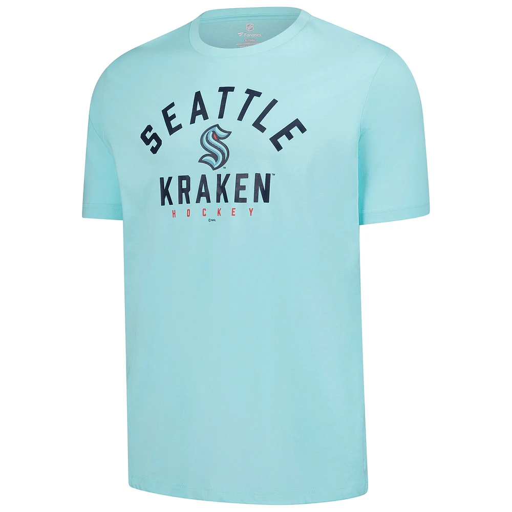 T-shirt bleu clair Seattle Kraken Fanatics pour homme