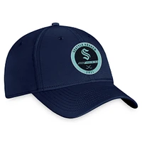 Men's Fanatics Navy Seattle Kraken 2022 Authentic Pro Training Camp Flex Hat