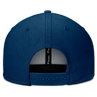 Men's Fanatics Navy Seattle Kraken Fundamental Gino Stack Snapback Hat