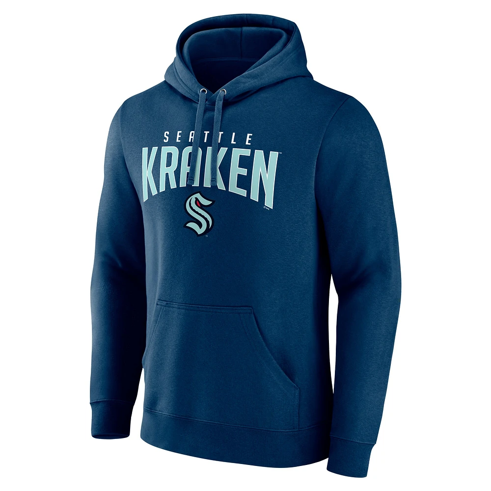 Sweat à capuche Fanatics Navy Seattle Kraken Special Edition 2.0 Big & Tall pour hommes