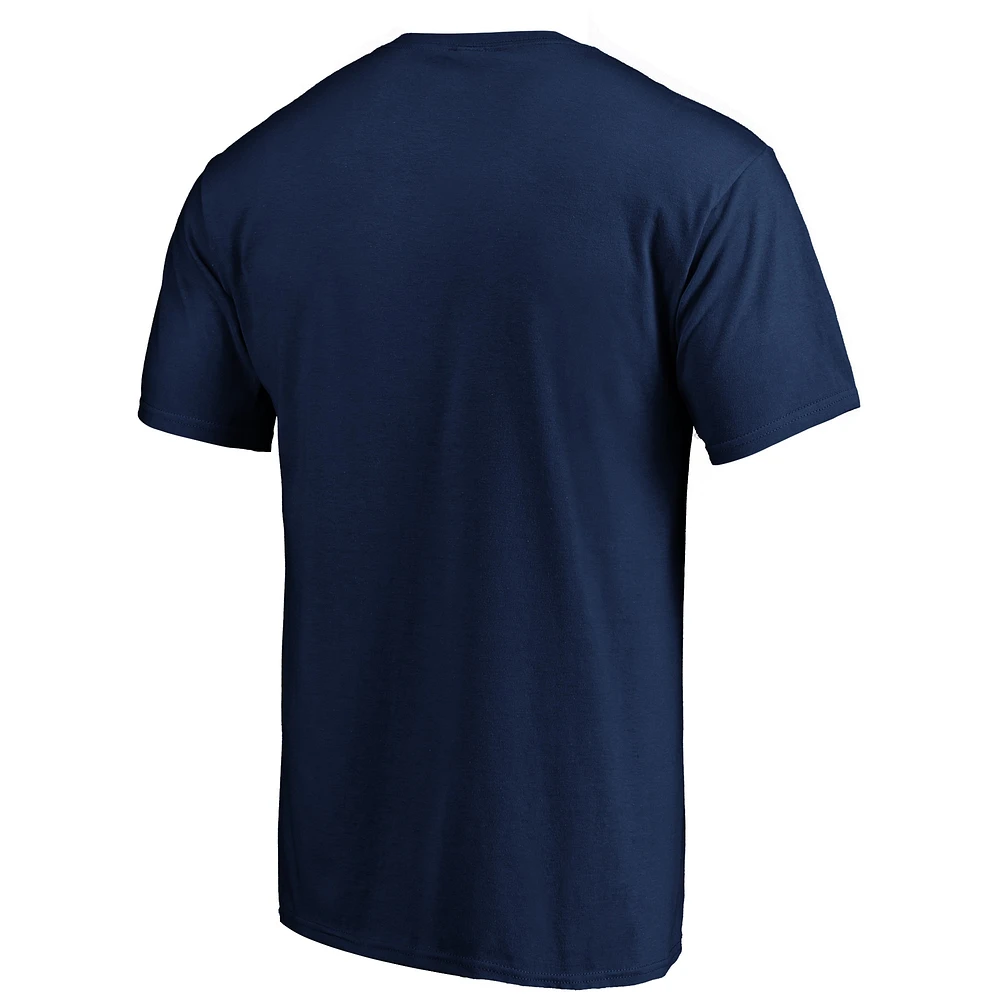 Men's Fanatics Navy Seattle Kraken Victory Arch T-Shirt