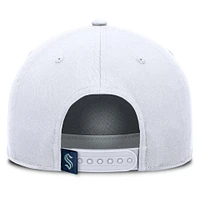 Men's Fanatics White Seattle Kraken Rope A-Frame Adjustable Hat