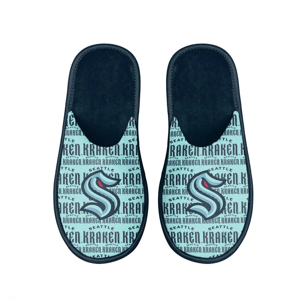 Seattle Kraken FOCO Scuff Logo Slide Slippers