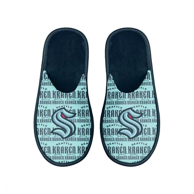 Seattle Kraken FOCO Scuff Logo Slide Slippers