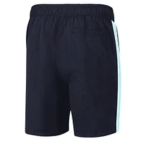 Men's G-III Sports by Carl Banks Deep Sea Blue Seattle Kraken Sand Beach Swim Shorts