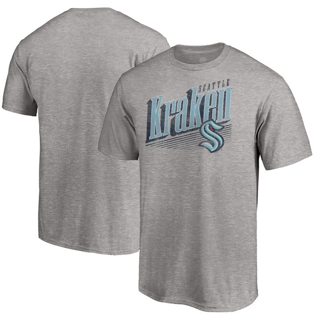 T-shirt Seattle Kraken Winning Streak gris chiné pour homme