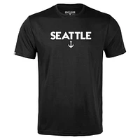 T-shirt à imprimé Seattle Kraken Richmond City Capsule pour homme de Levelwear, noir