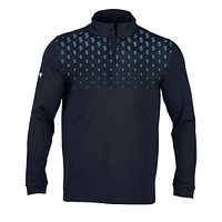 Men's Levelwear Navy Seattle Kraken NHL x PGA Scout Midlayer Quarter-Zip Pullover Top