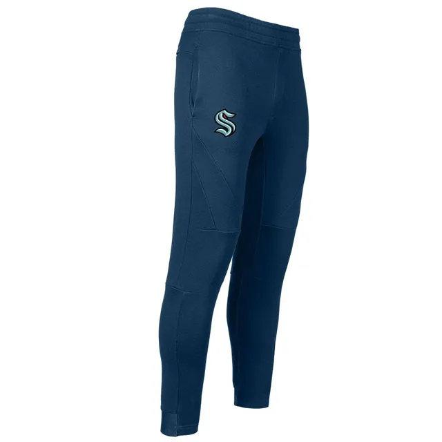 STARTER Men's College Navy Seattle Seahawks Starter Option Run Sweatpants