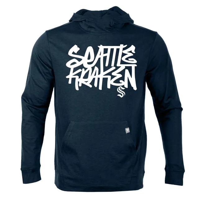 Fanatics Plus Heather Gray Seattle Kraken Primary Logo Pullover Hoodie