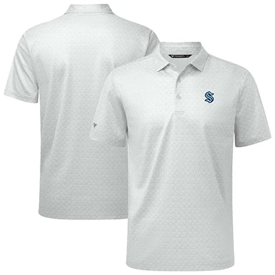 Men's Levelwear White Seattle Kraken System Insignia Core Polo