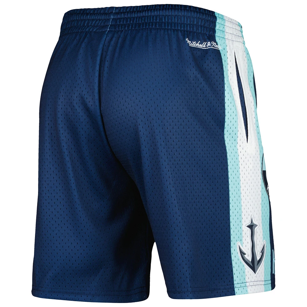 Short en maille Seattle Kraken City Collection Deep Sea Mitchell & Ness pour hommes