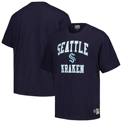 Men's Mitchell & Ness Deep Sea Blue Seattle Kraken Legendary Slub T-Shirt