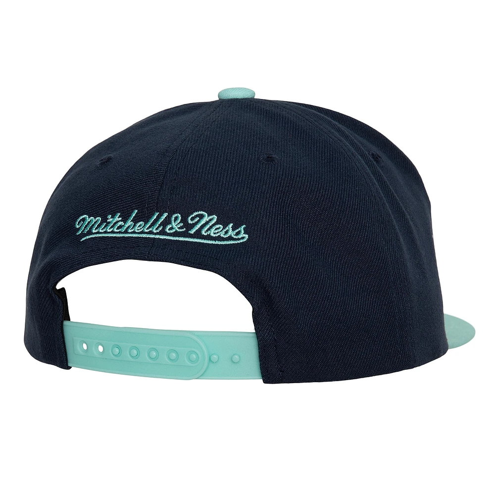 Casquette Snapback Seattle Kraken Core Team Ground 2.0 Mitchell & Ness pour homme, bleu marine