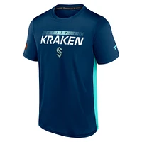 Men's Navy Seattle Kraken Special Edition 2.0 Authentic Pro Tech T-Shirt