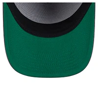 Men's New Era  Charcoal Seattle Kraken Throwback Washed A-Frame Pre-Curved 9FIFTY Snapback Hat