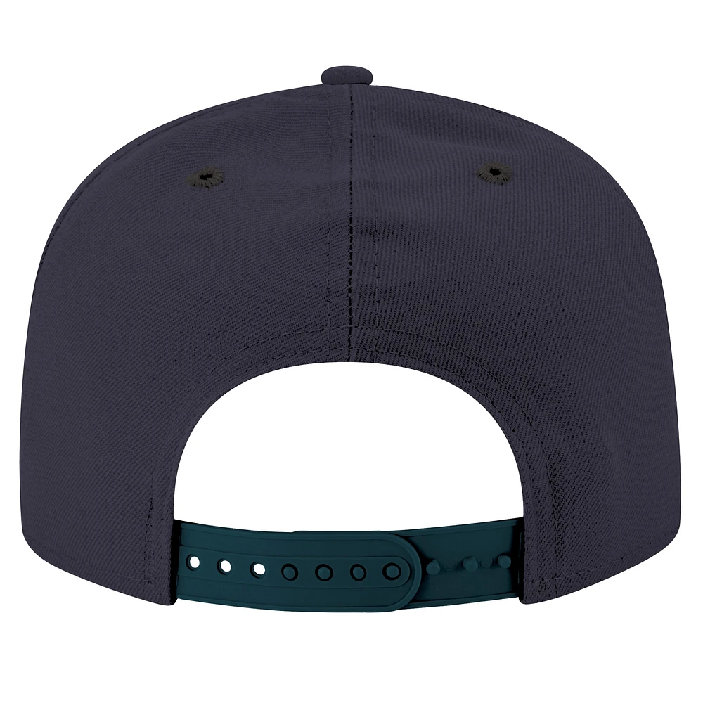 Men's New Era Deep Sea Blue Seattle Kraken State Pride 9FIFTY Snapback Hat