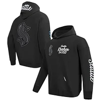 Men's Pro Standard  Black Seattle Kraken Paint the City Pullover Hoodie