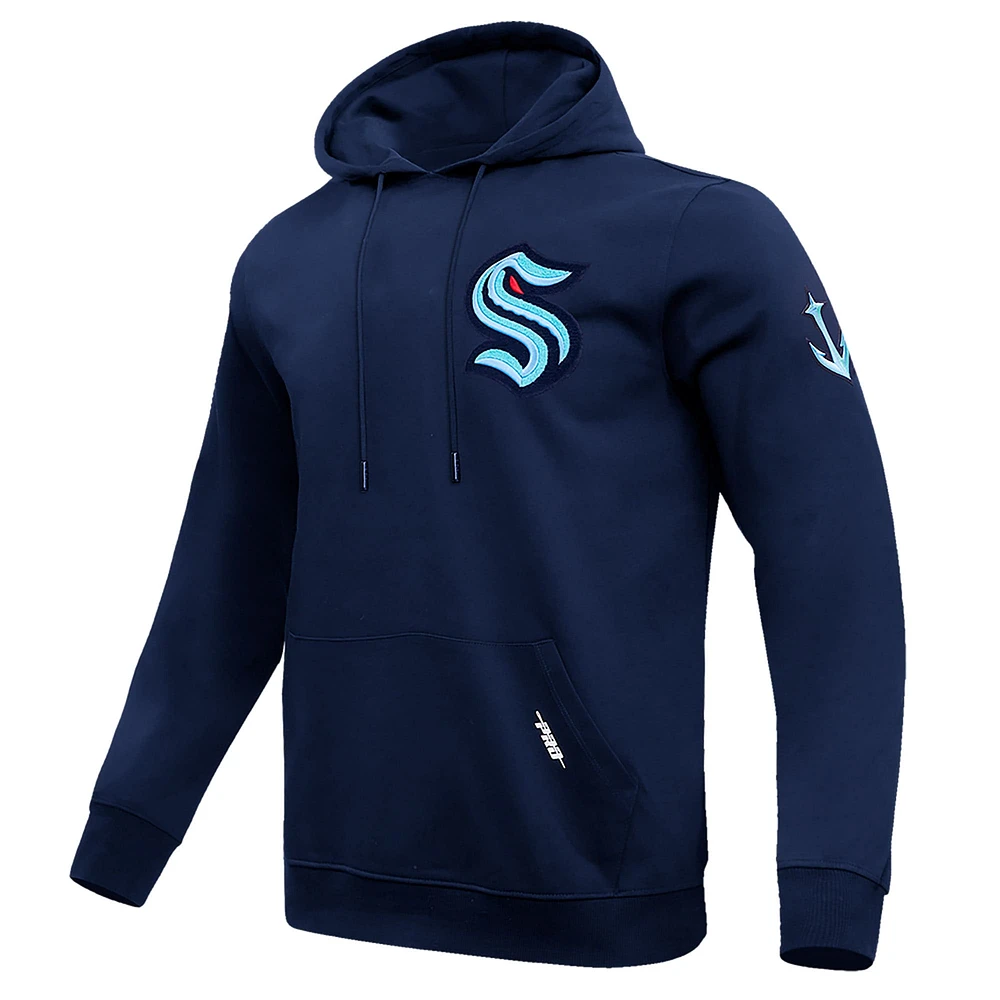 Sweat à capuche classique Pro Standard Deep Sea Blue Seattle Kraken pour homme