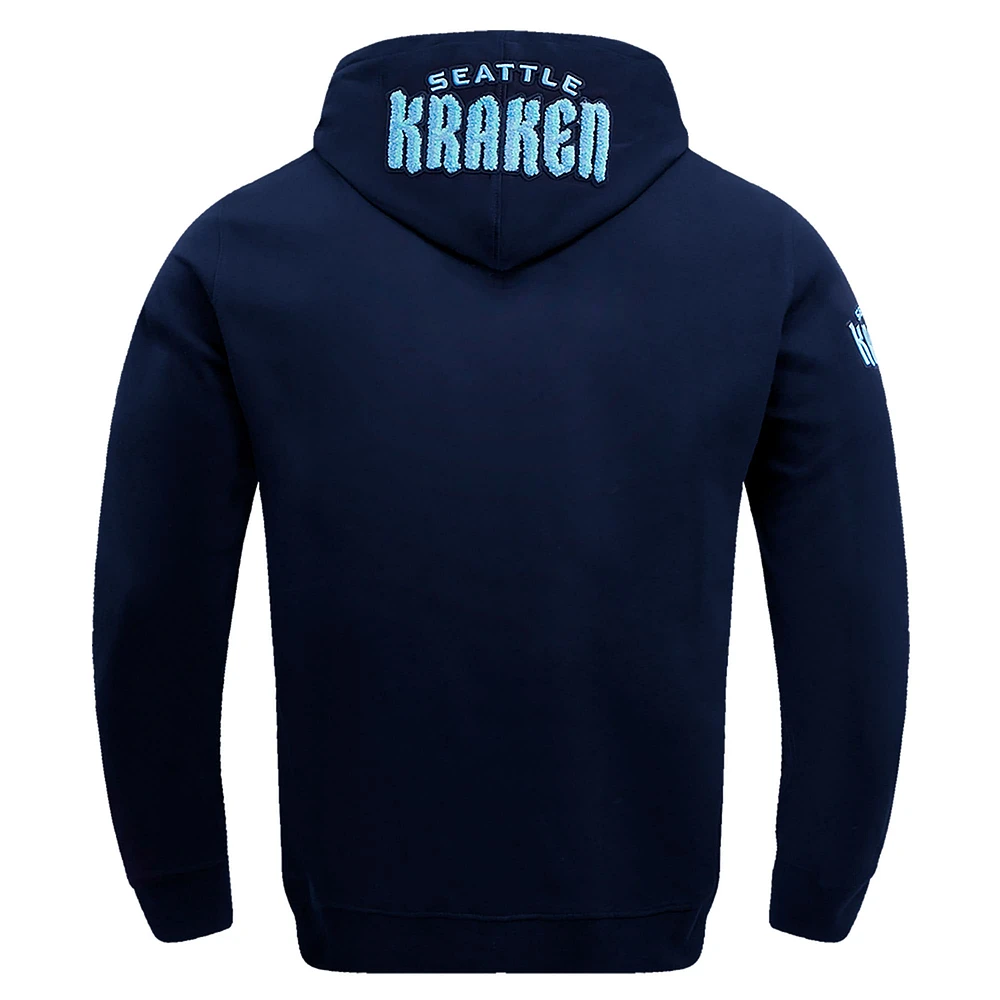 Sweat à capuche classique Pro Standard Deep Sea Blue Seattle Kraken pour homme