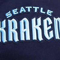 Men's Pro Standard Deep Sea Blue Seattle Kraken Retro Classic Fleece Pullover Hoodie