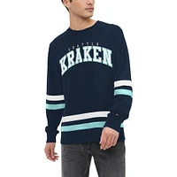 T-shirt à manches longues Tommy Hilfiger bleu marine Seattle Kraken Nolan pour hommes