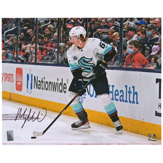 Kevin Fiala Minnesota Wild Autographed 16 x 20 Reverse Retro Jersey Skating Photograph