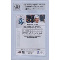 Morgan Geekie Seattle Kraken Autographié 2021-22 Upper Deck Extended Series #693 Beckett Fanatics Witnessed Authentifié 10 Cartes