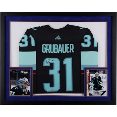 Autographed Seattle Kraken Philipp Grubauer Fanatics Authentic White adidas  Authentic Jersey with Inaugural Season Jersey Patch