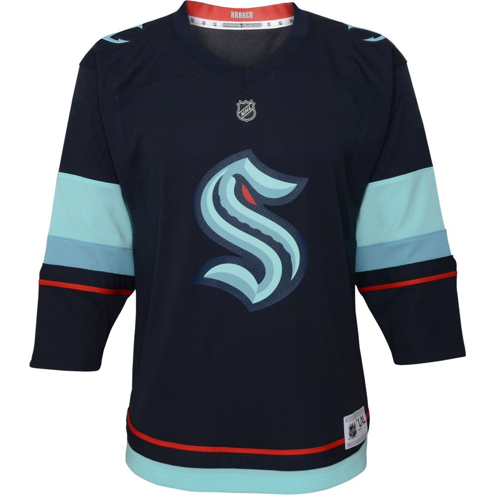 Preschool Deep Sea Blue Seattle Kraken Home Replica Team - Jersey