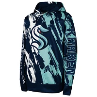 Preschool Deep Sea Blue Seattle Kraken Master Snipe Pullover Hoodie