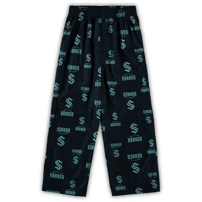 Seattle Kraken Preschool Team Logo Sleep Pants - Deep Sea Blue