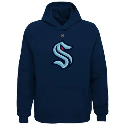 Seattle Kraken Preschool Primary Logo Pullover Hoodie - Navy