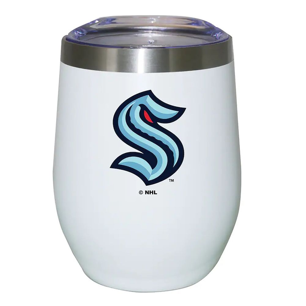 Seattle Kraken 12oz. Logo Stemless Tumbler