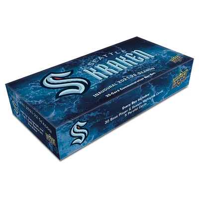 Seattle Kraken 2021-22 Inaugural Team - Factory-Sealed 35-Card Set