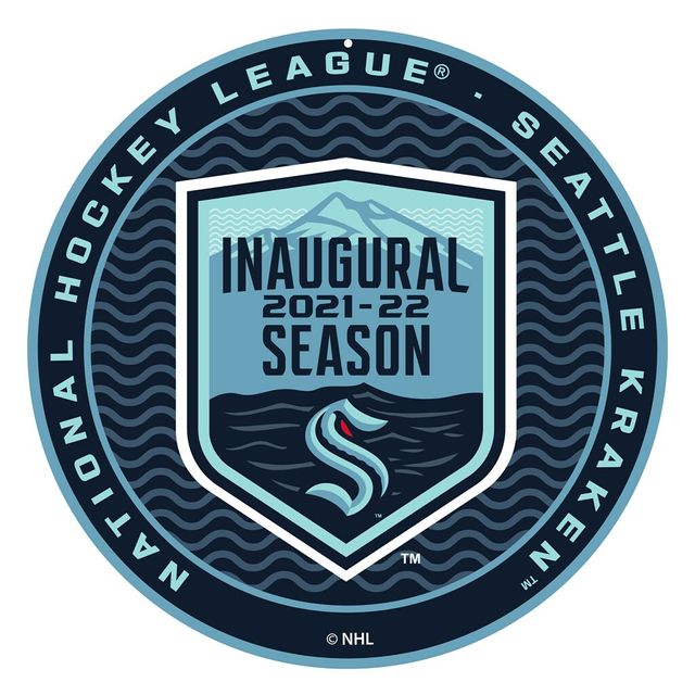 Seattle Kraken 2021 Inaugural Season 22'' - Panneau Rond