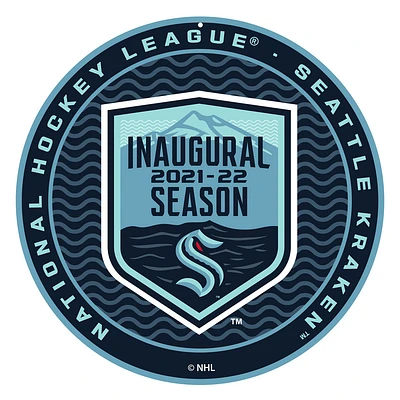 Seattle Kraken 2021 Inaugural Season 22'' - Round Sign