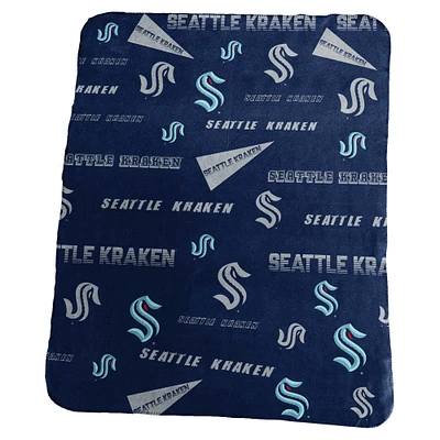 Couverture polaire classique Seattle Kraken 50" x 60"